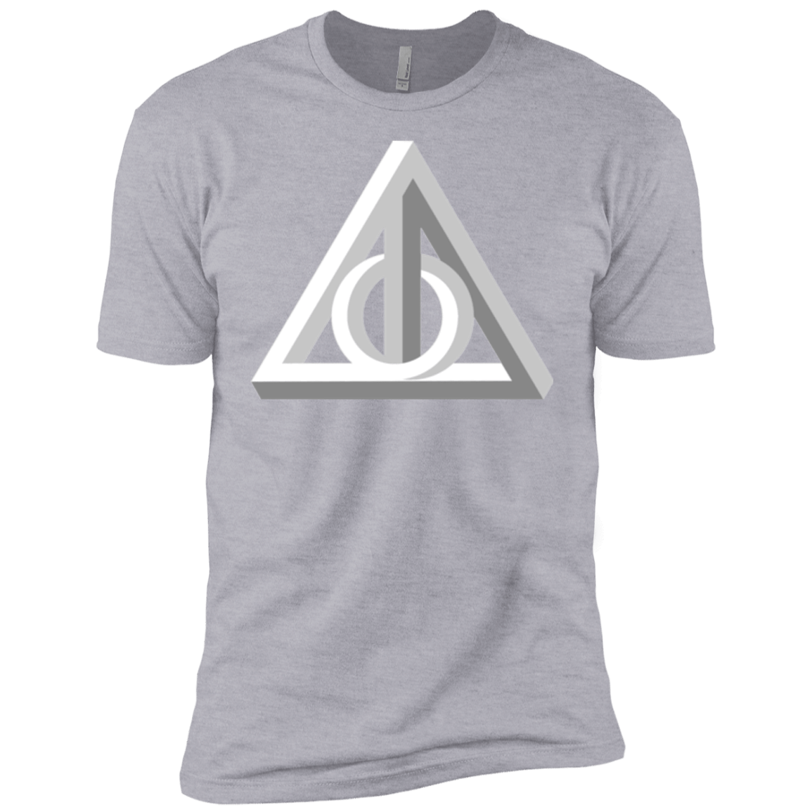 T-Shirts Heather Grey / YXS Deathly Impossible Hallows Boys Premium T-Shirt
