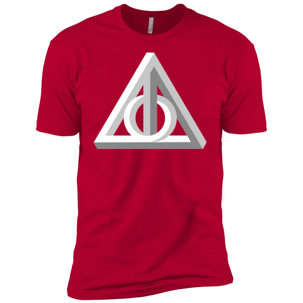 T-Shirts Red / YXS Deathly Impossible Hallows Boys Premium T-Shirt
