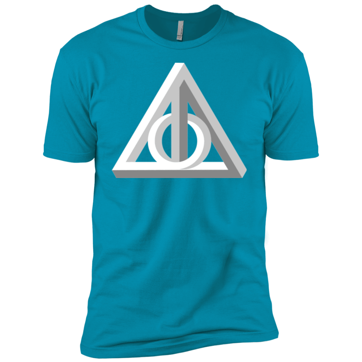 T-Shirts Turquoise / YXS Deathly Impossible Hallows Boys Premium T-Shirt