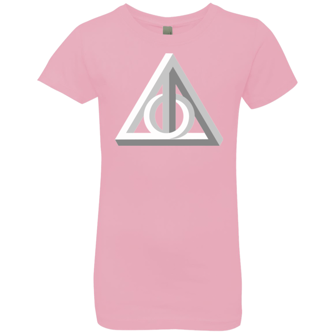 T-Shirts Light Pink / YXS Deathly Impossible Hallows Girls Premium T-Shirt