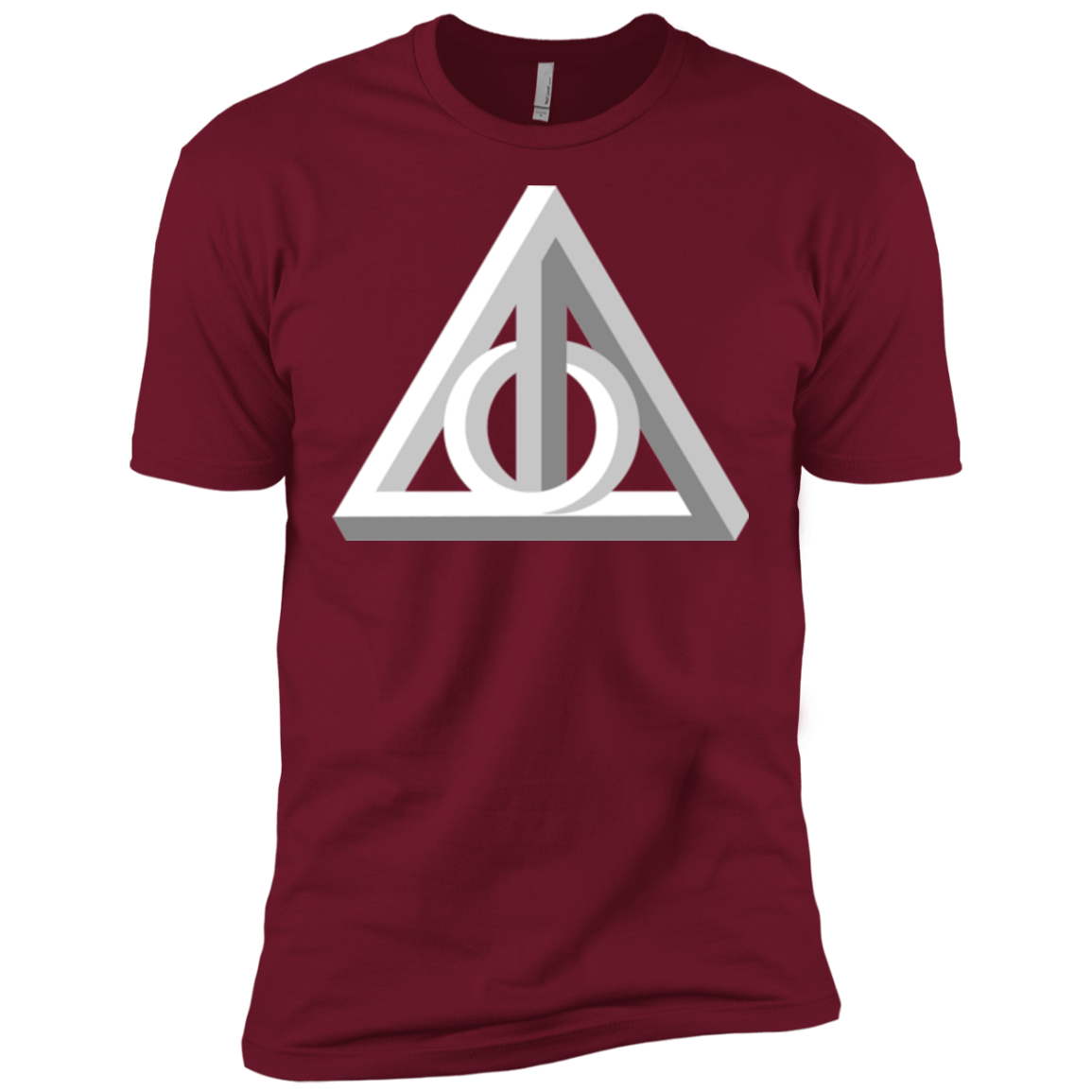 T-Shirts Cardinal / X-Small Deathly Impossible Hallows Men's Premium T-Shirt