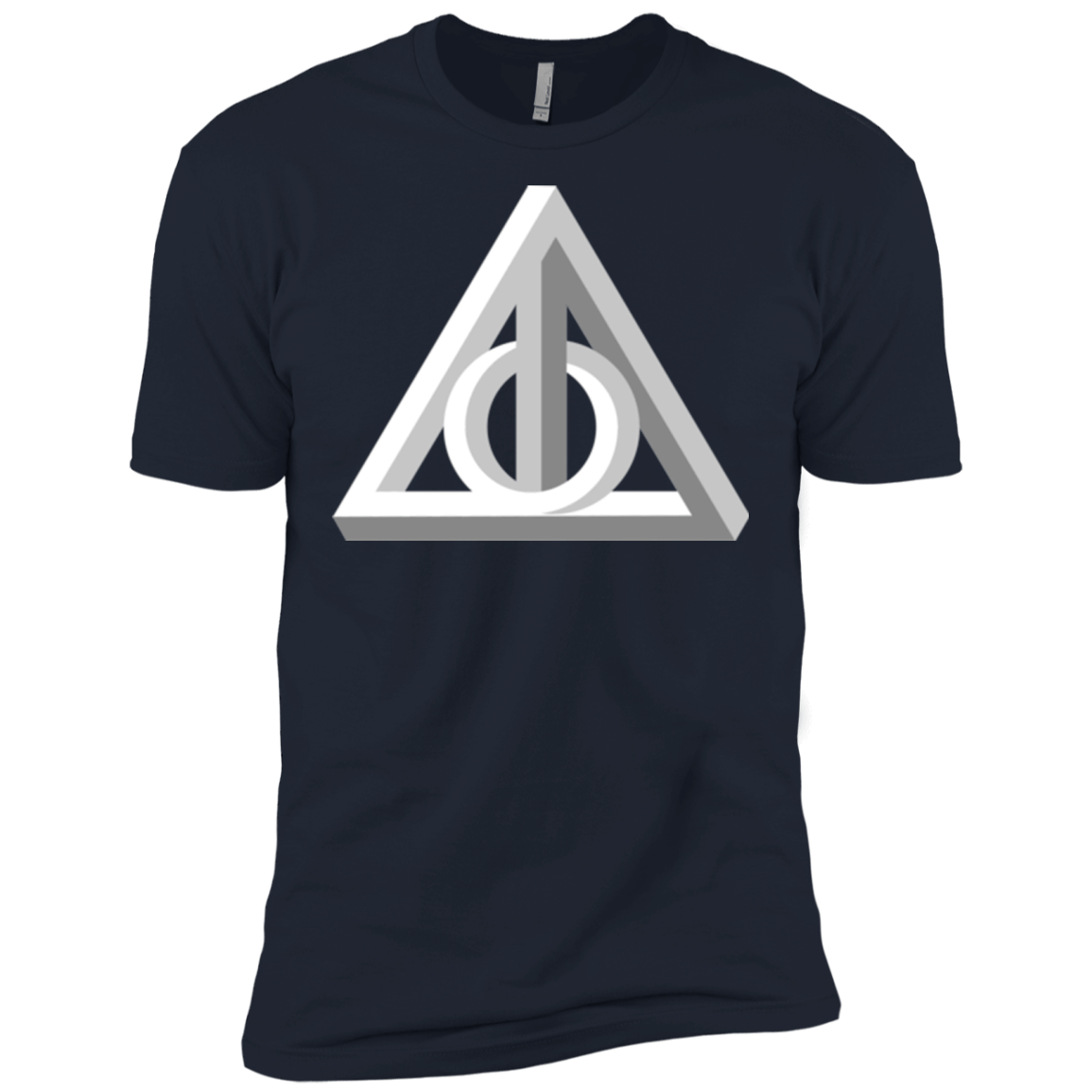 T-Shirts Midnight Navy / X-Small Deathly Impossible Hallows Men's Premium T-Shirt