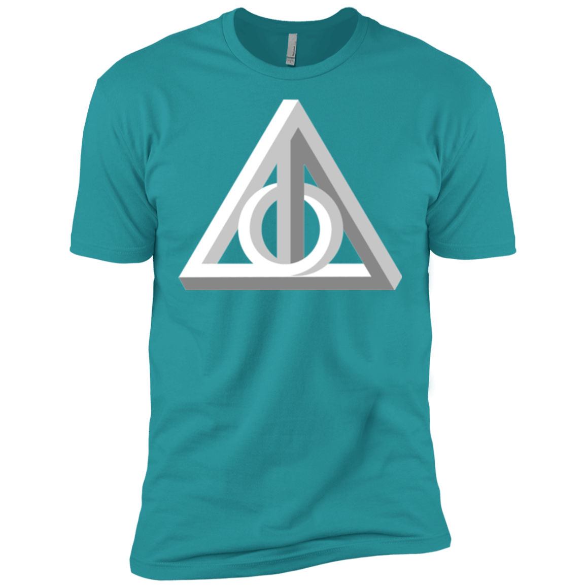 T-Shirts Tahiti Blue / X-Small Deathly Impossible Hallows Men's Premium T-Shirt