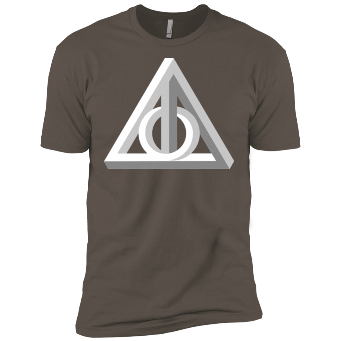 T-Shirts Warm Grey / X-Small Deathly Impossible Hallows Men's Premium T-Shirt