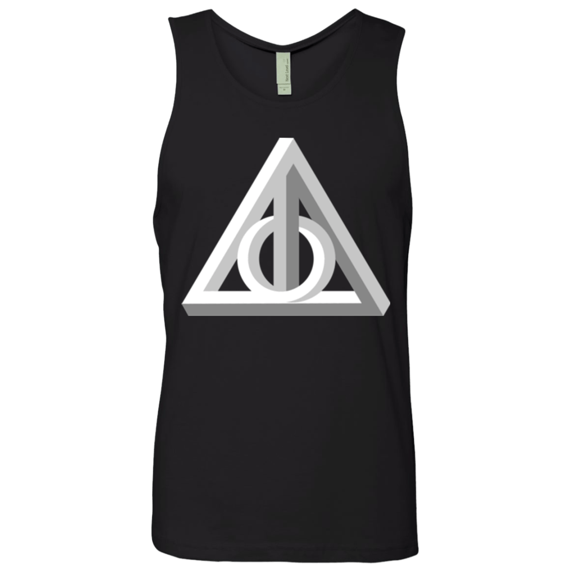 T-Shirts Black / Small Deathly Impossible Hallows Men's Premium Tank Top