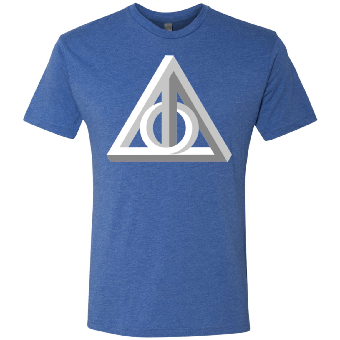 T-Shirts Vintage Royal / Small Deathly Impossible Hallows Men's Triblend T-Shirt