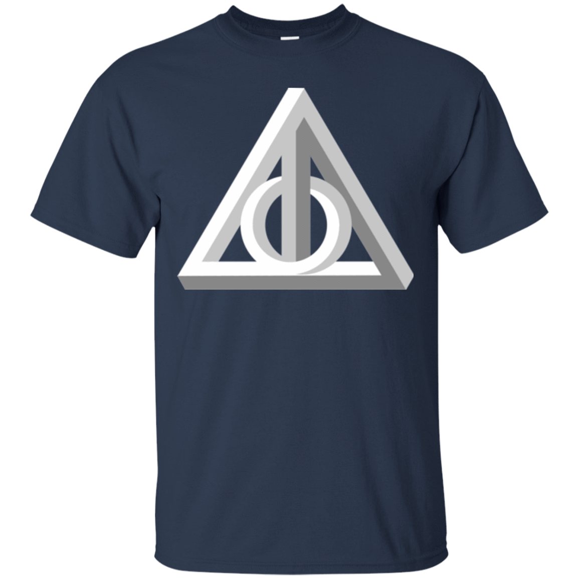 T-Shirts Navy / Small Deathly Impossible Hallows T-Shirt