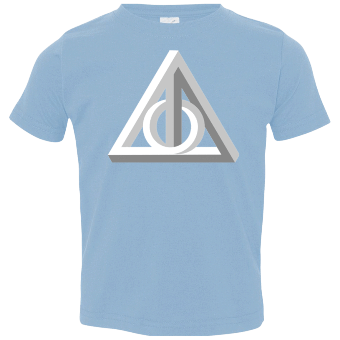 T-Shirts Light Blue / 2T Deathly Impossible Hallows Toddler Premium T-Shirt
