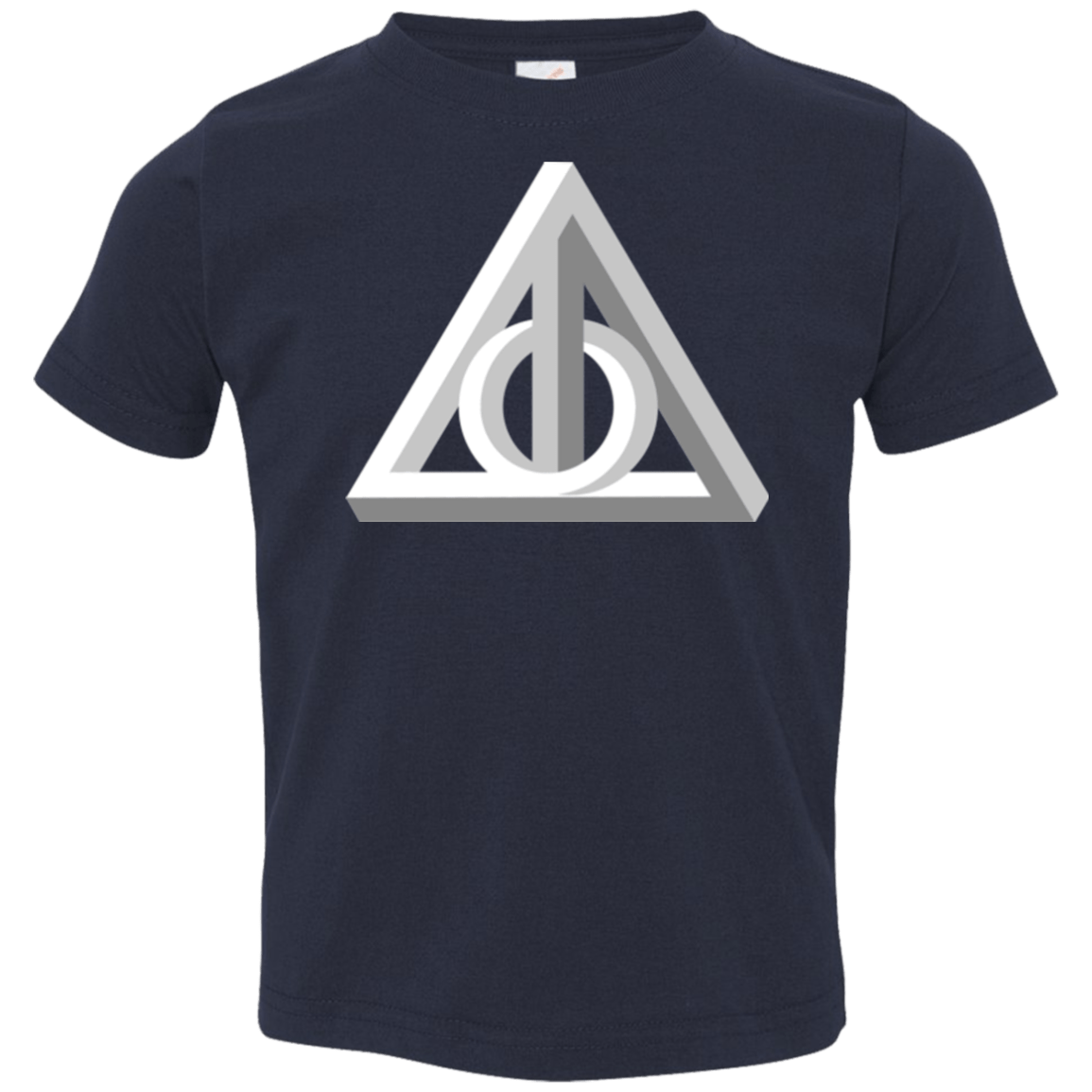 T-Shirts Navy / 2T Deathly Impossible Hallows Toddler Premium T-Shirt