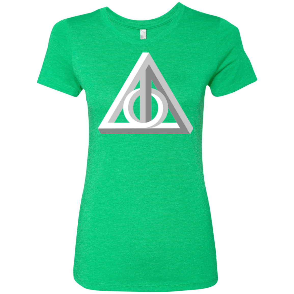 T-Shirts Envy / Small Deathly Impossible Hallows Women's Triblend T-Shirt
