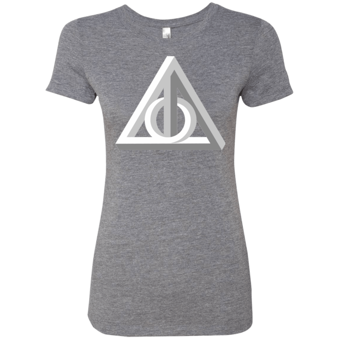 T-Shirts Premium Heather / Small Deathly Impossible Hallows Women's Triblend T-Shirt
