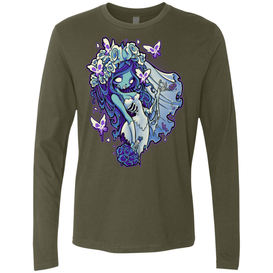 T-Shirts Military Green / Small Decaying Dreams Men's Premium Long Sleeve