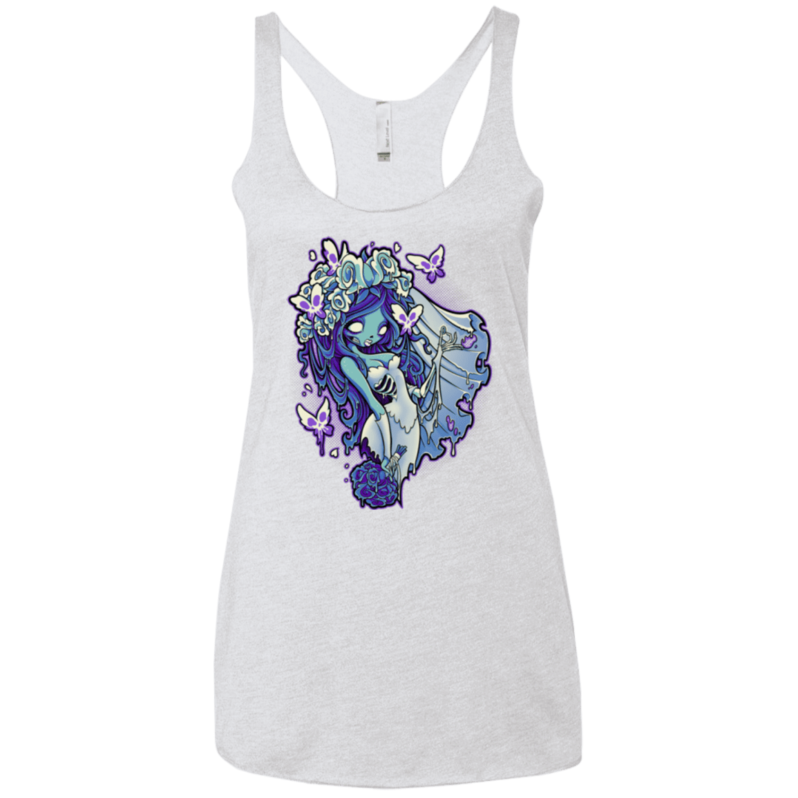 T-Shirts Heather White / X-Small Decaying Dreams Women's Triblend Racerback Tank