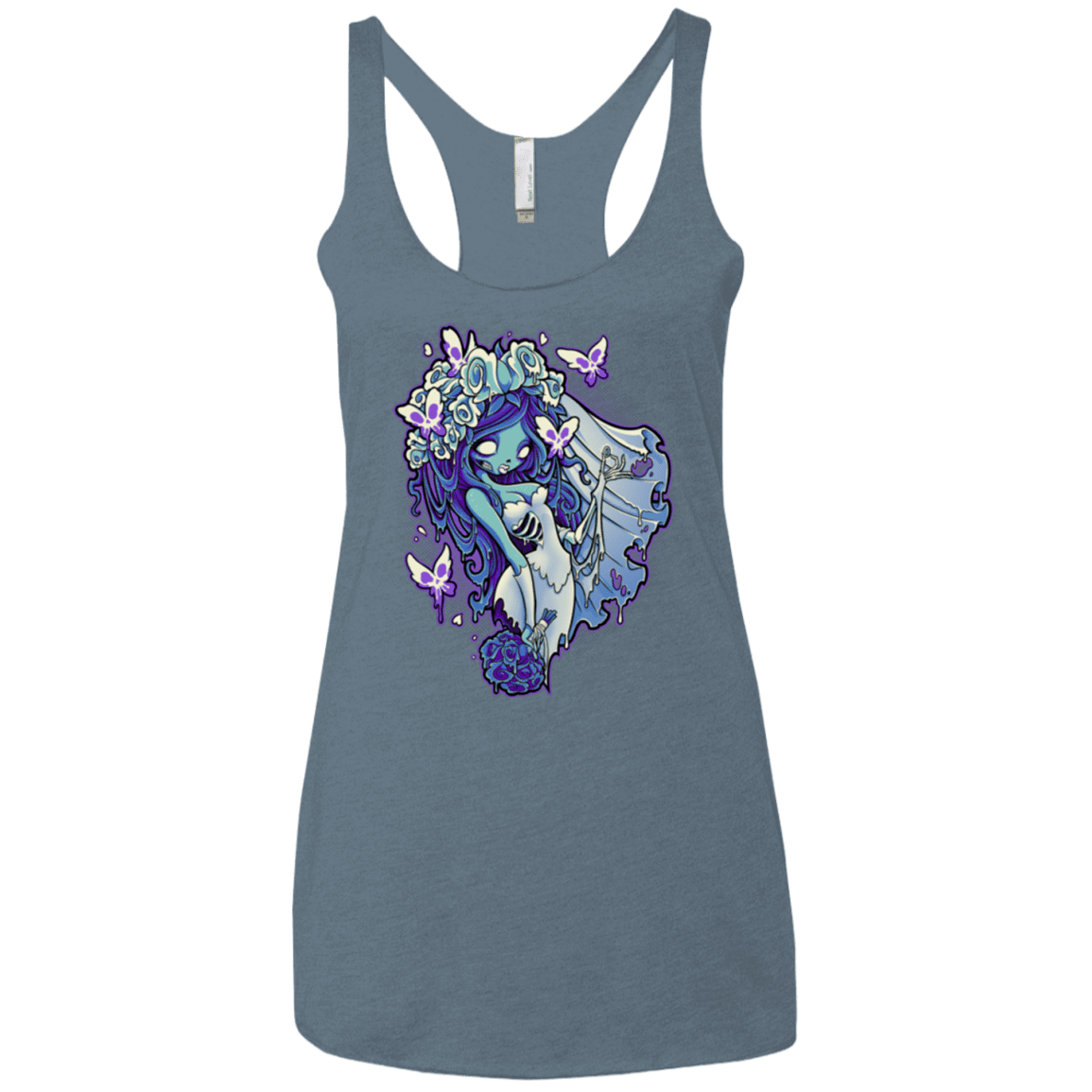 T-Shirts Indigo / X-Small Decaying Dreams Women's Triblend Racerback Tank