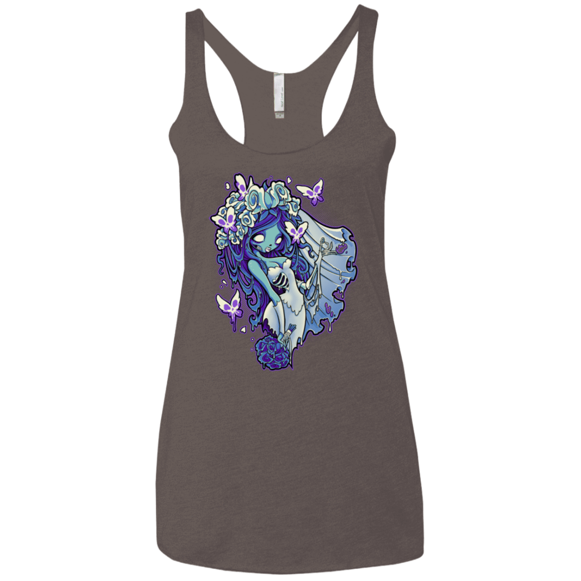 T-Shirts Macchiato / X-Small Decaying Dreams Women's Triblend Racerback Tank