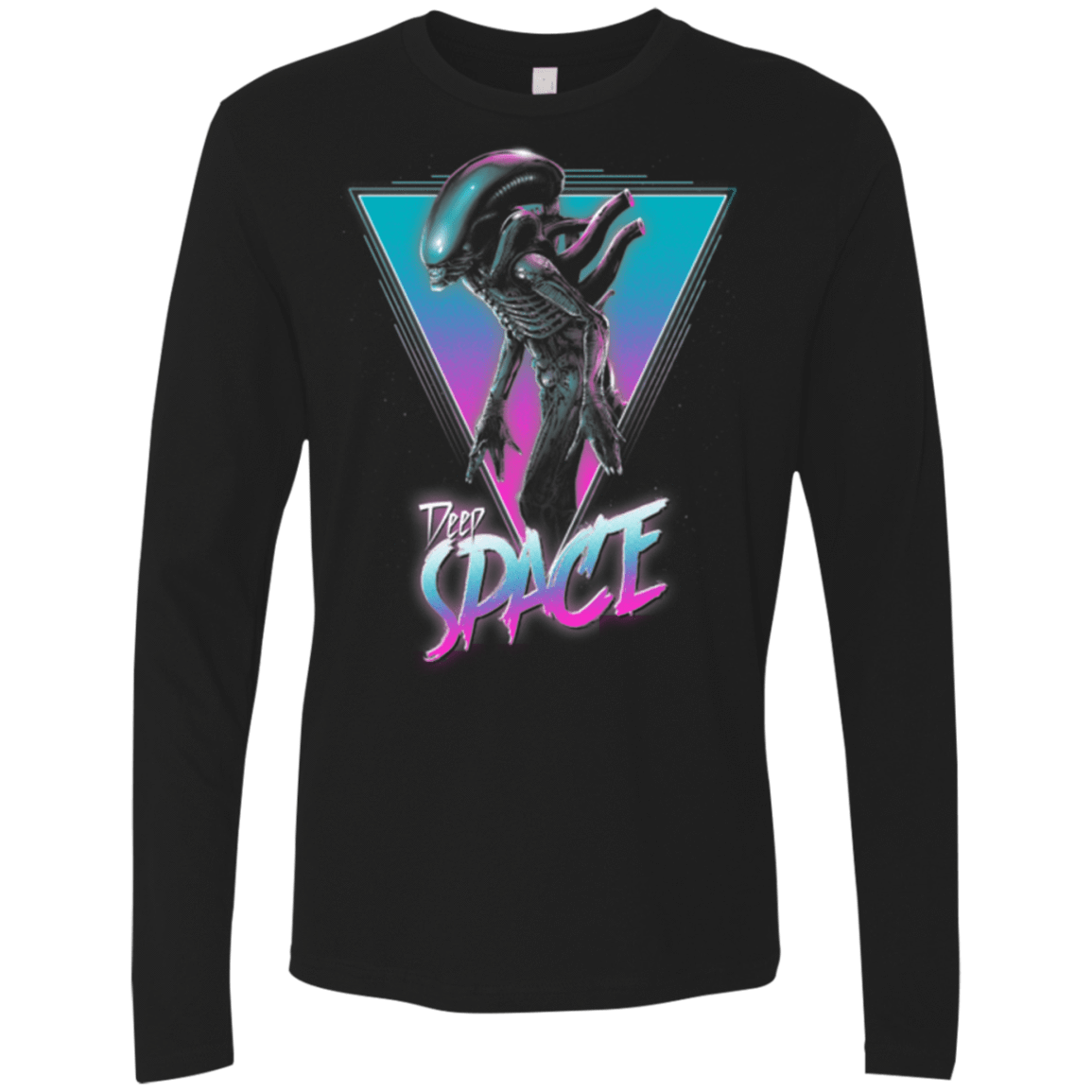 T-Shirts Black / Small Deep Space Men's Premium Long Sleeve