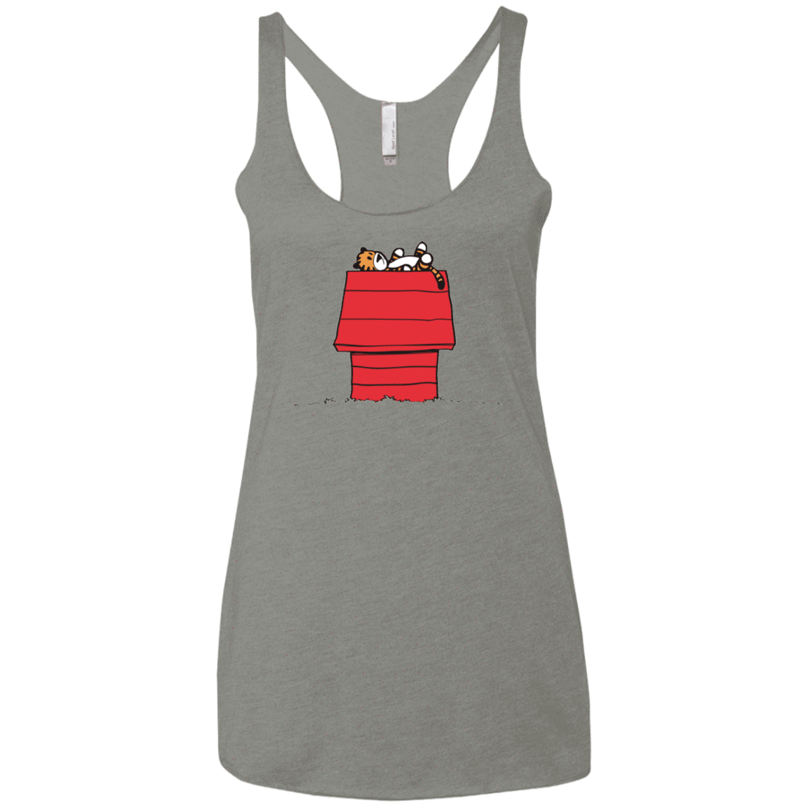 T-Shirts Venetian Grey / X-Small Deep Thought Women's Triblend Racerback Tank