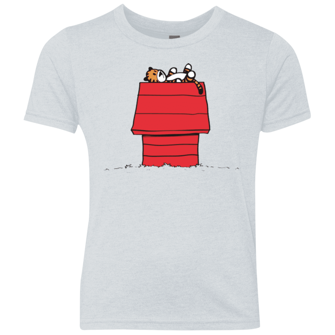 T-Shirts Heather White / YXS Deep Thought Youth Triblend T-Shirt