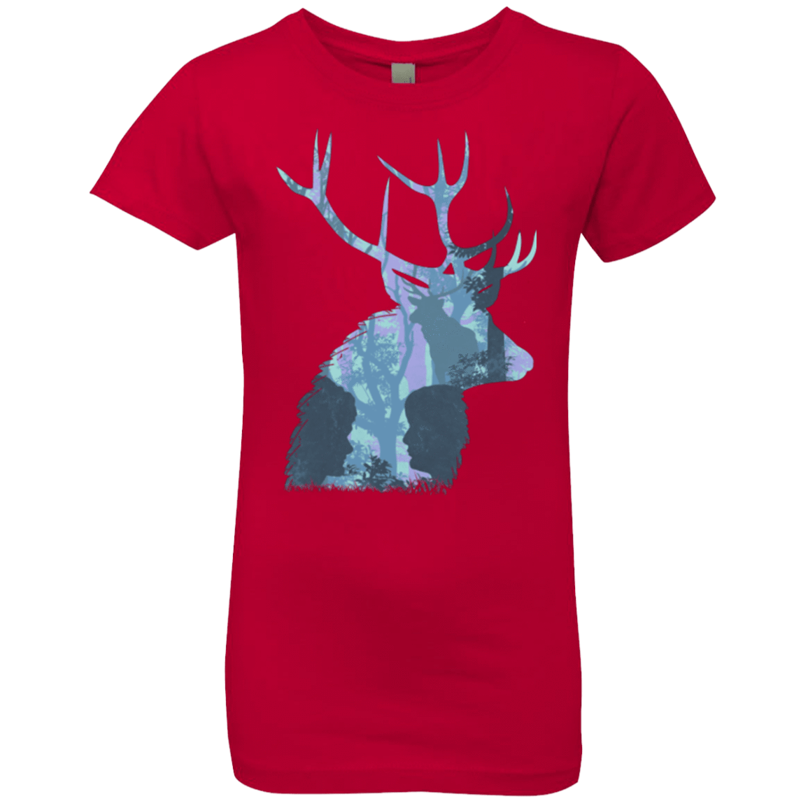 T-Shirts Red / YXS Deer Cannibal Girls Premium T-Shirt