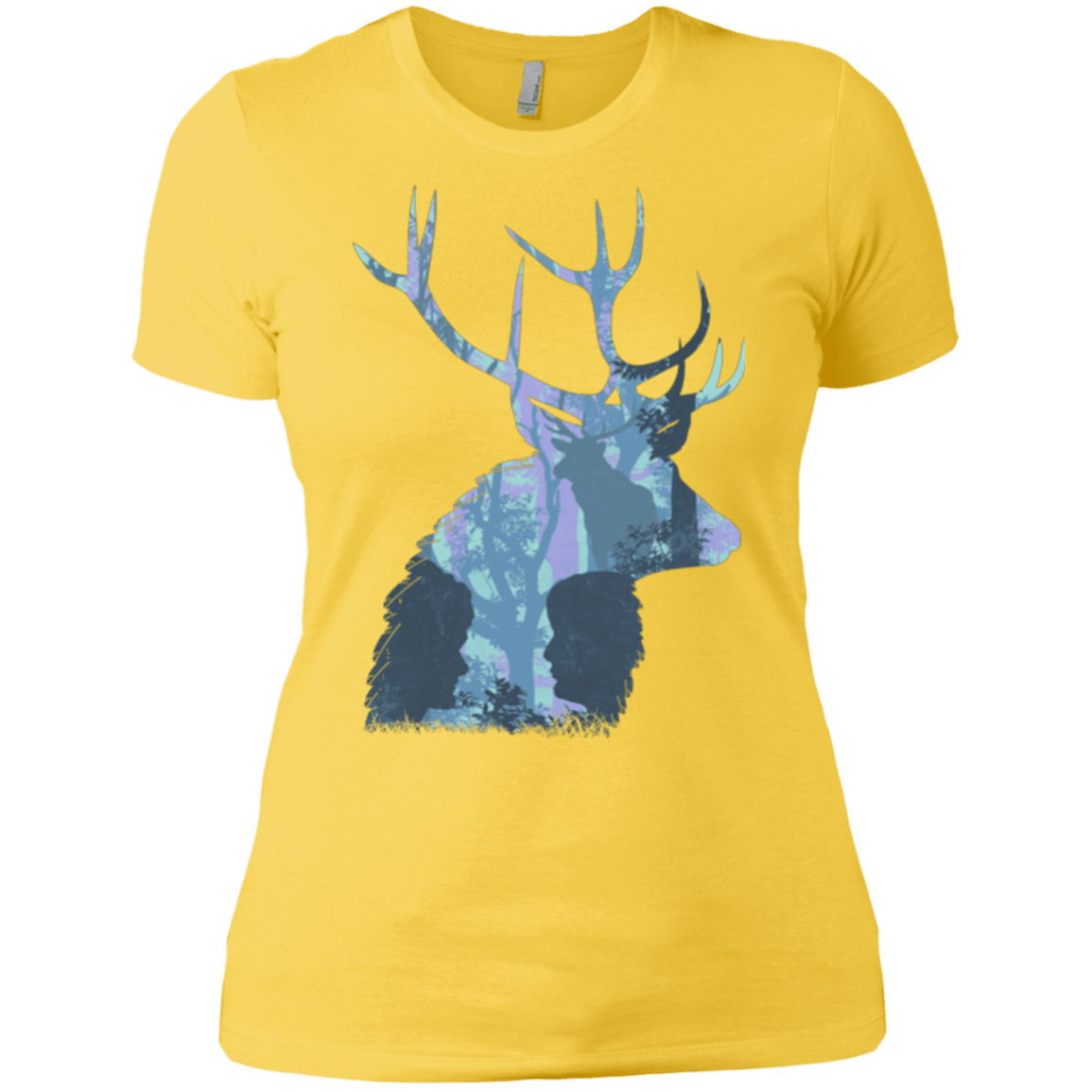 T-Shirts Vibrant Yellow / X-Small Deer Cannibal Women's Premium T-Shirt