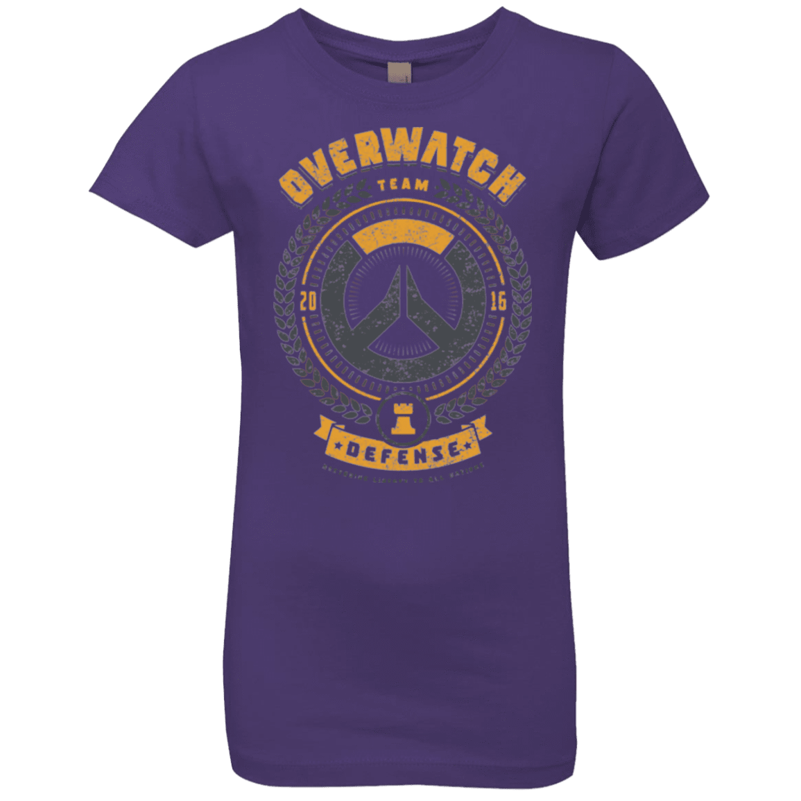 T-Shirts Purple Rush / YXS Defense Team Girls Premium T-Shirt