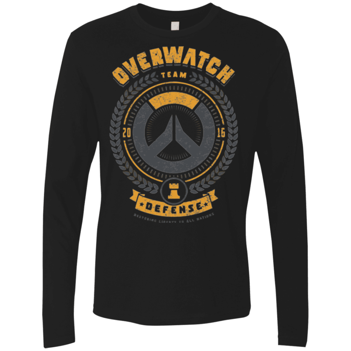 T-Shirts Black / Small Defense Team Men's Premium Long Sleeve