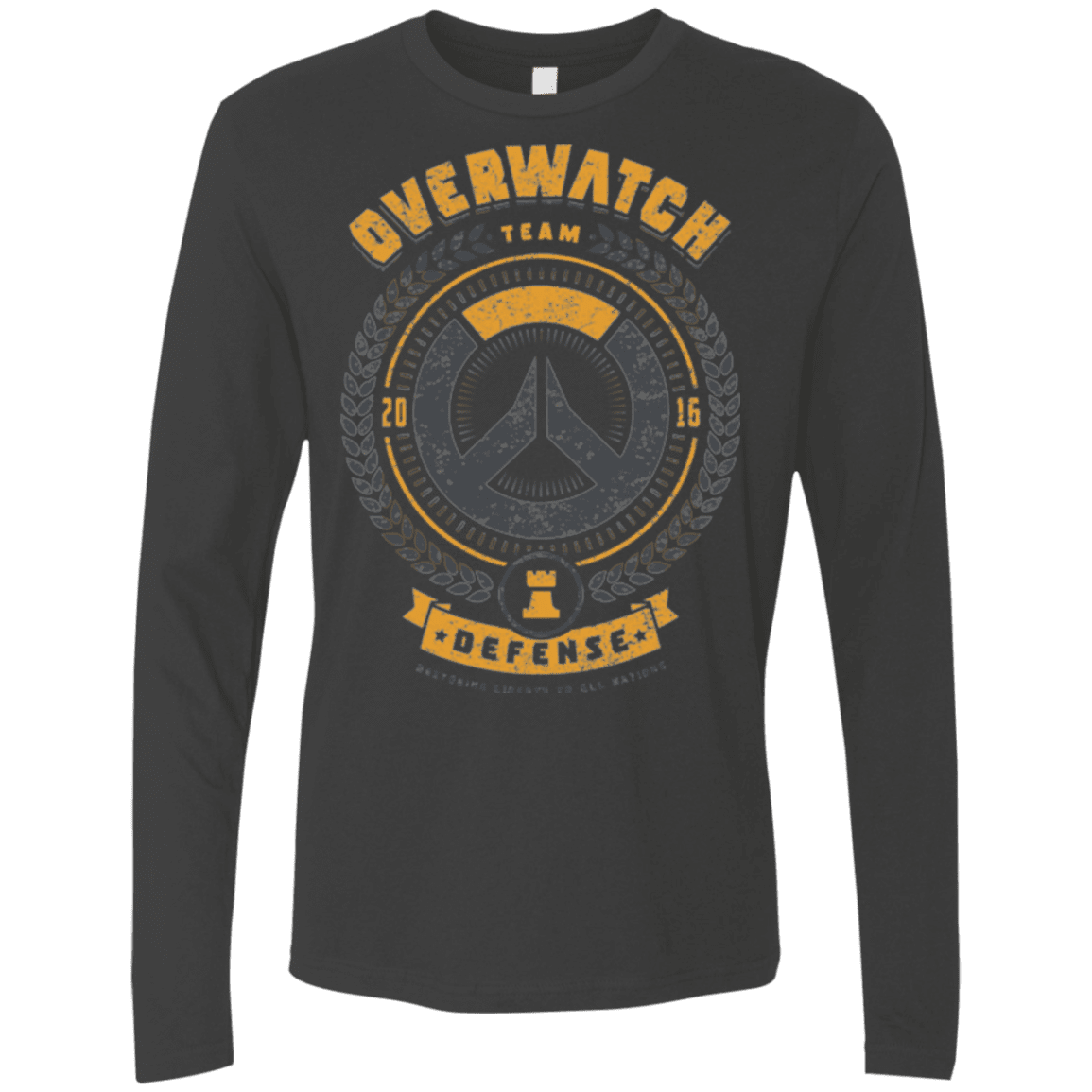 T-Shirts Heavy Metal / Small Defense Team Men's Premium Long Sleeve