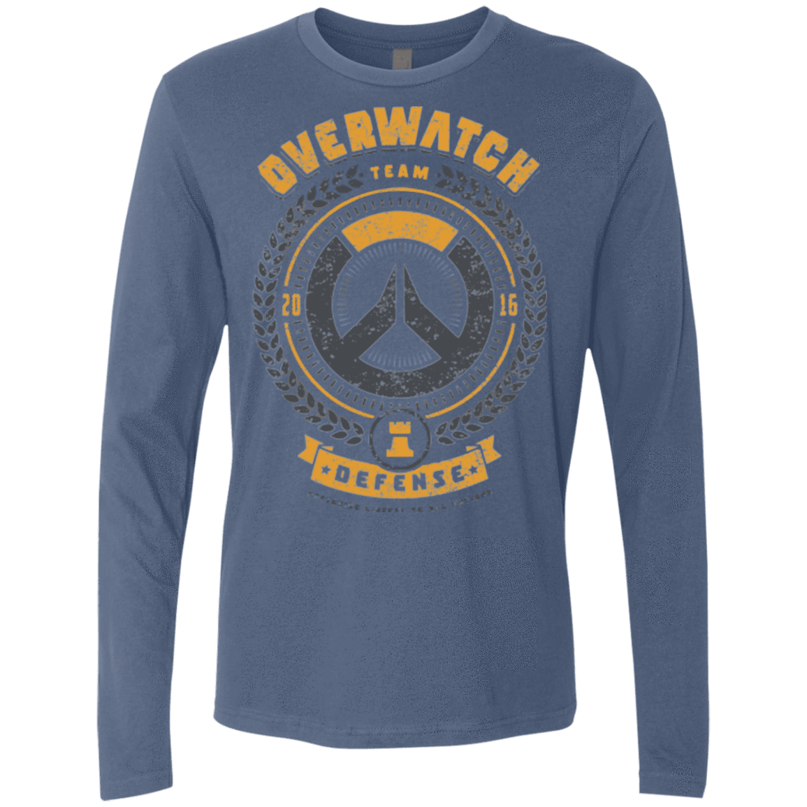 T-Shirts Indigo / Small Defense Team Men's Premium Long Sleeve