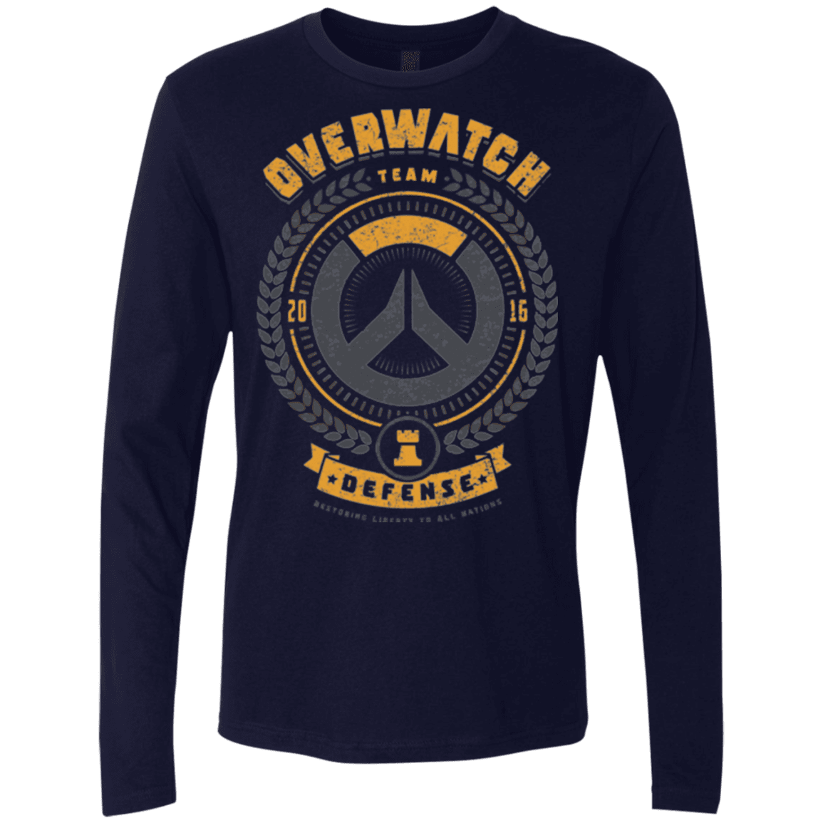 T-Shirts Midnight Navy / Small Defense Team Men's Premium Long Sleeve