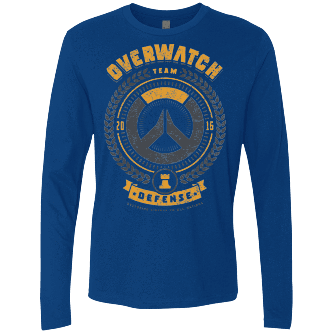 T-Shirts Royal / Small Defense Team Men's Premium Long Sleeve