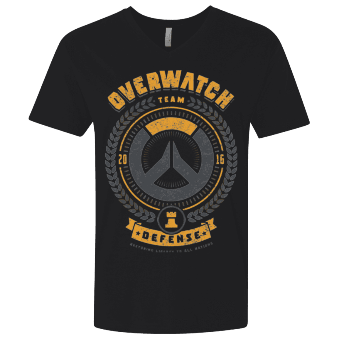 T-Shirts Black / X-Small Defense Team Men's Premium V-Neck