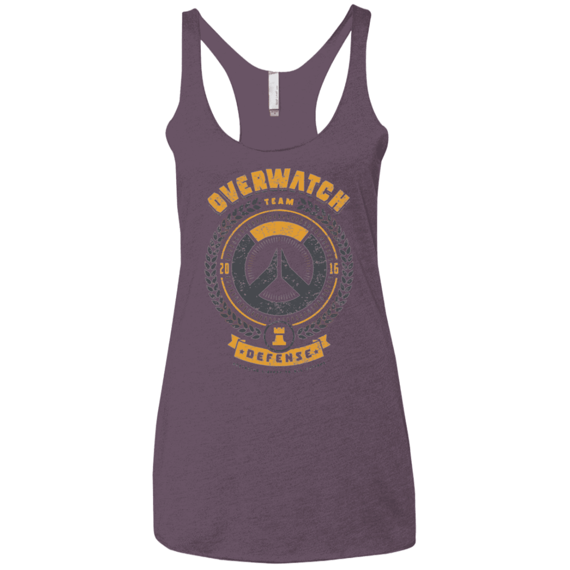 T-Shirts Vintage Purple / X-Small Defense Team Women's Triblend Racerback Tank