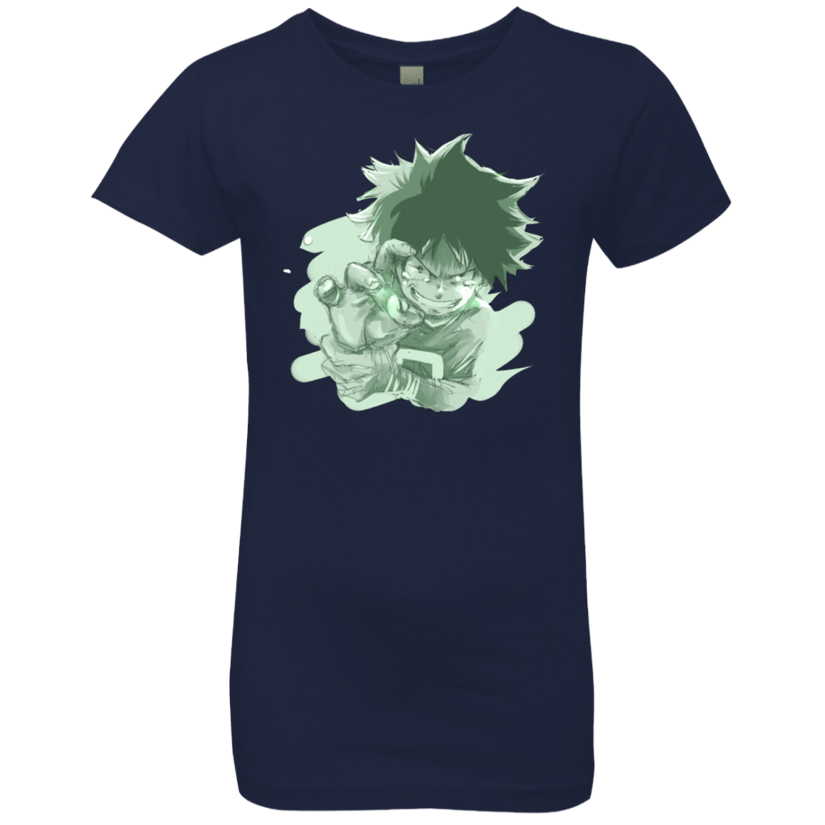 T-Shirts Midnight Navy / YXS Deku Sketch Girls Premium T-Shirt