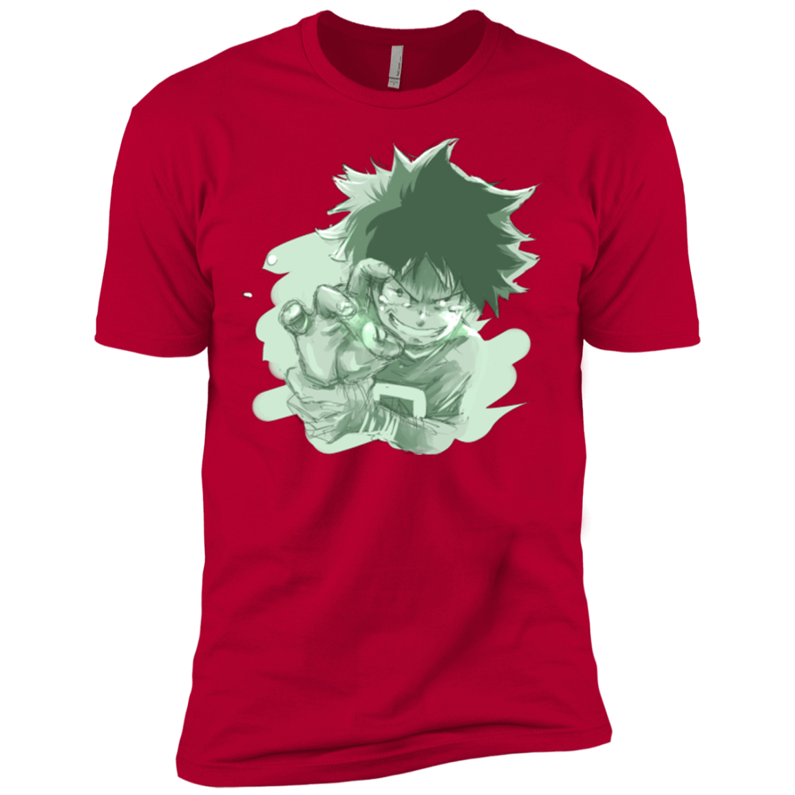 T-Shirts Red / X-Small Deku Sketch Men's Premium T-Shirt