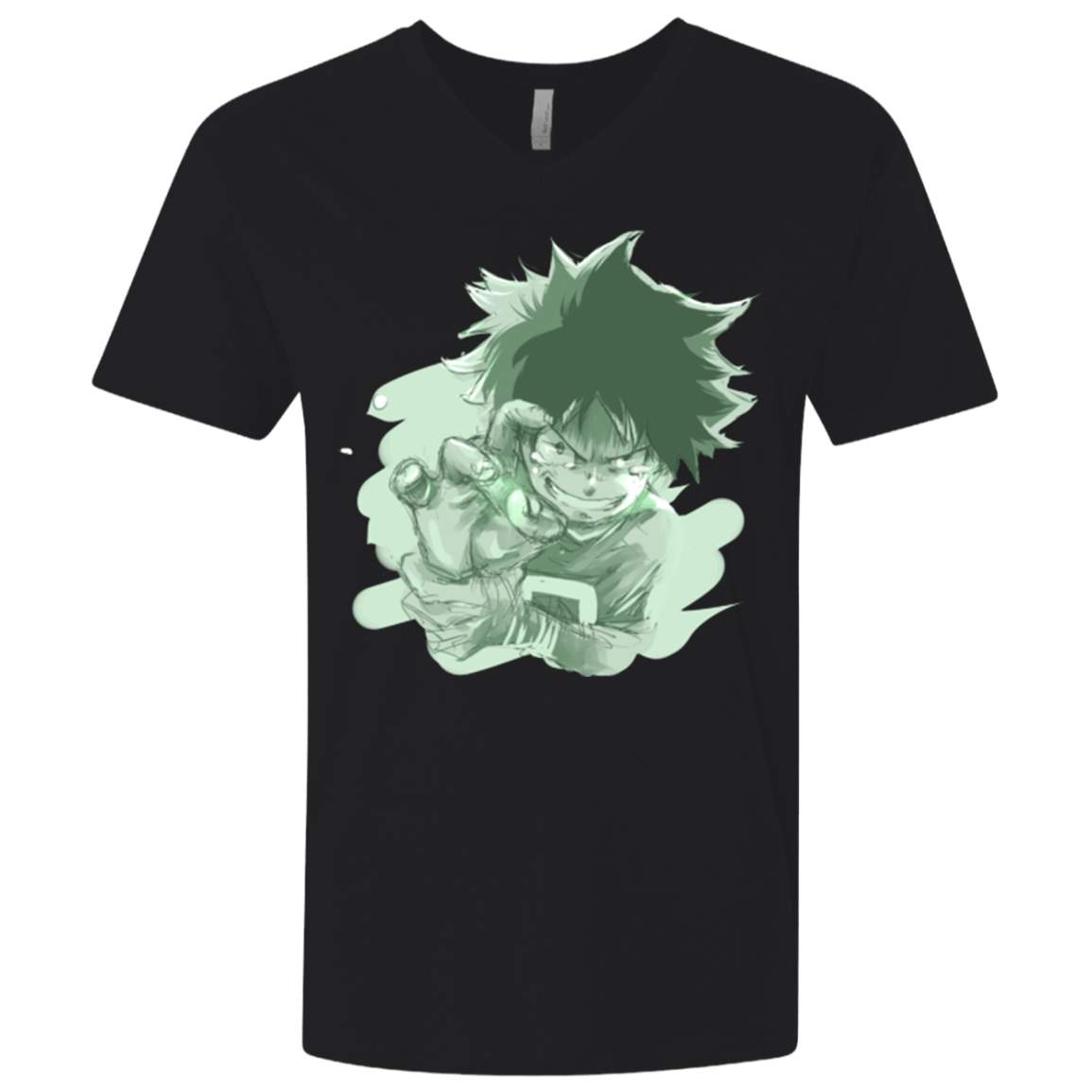 T-Shirts Black / X-Small Deku Sketch Men's Premium V-Neck