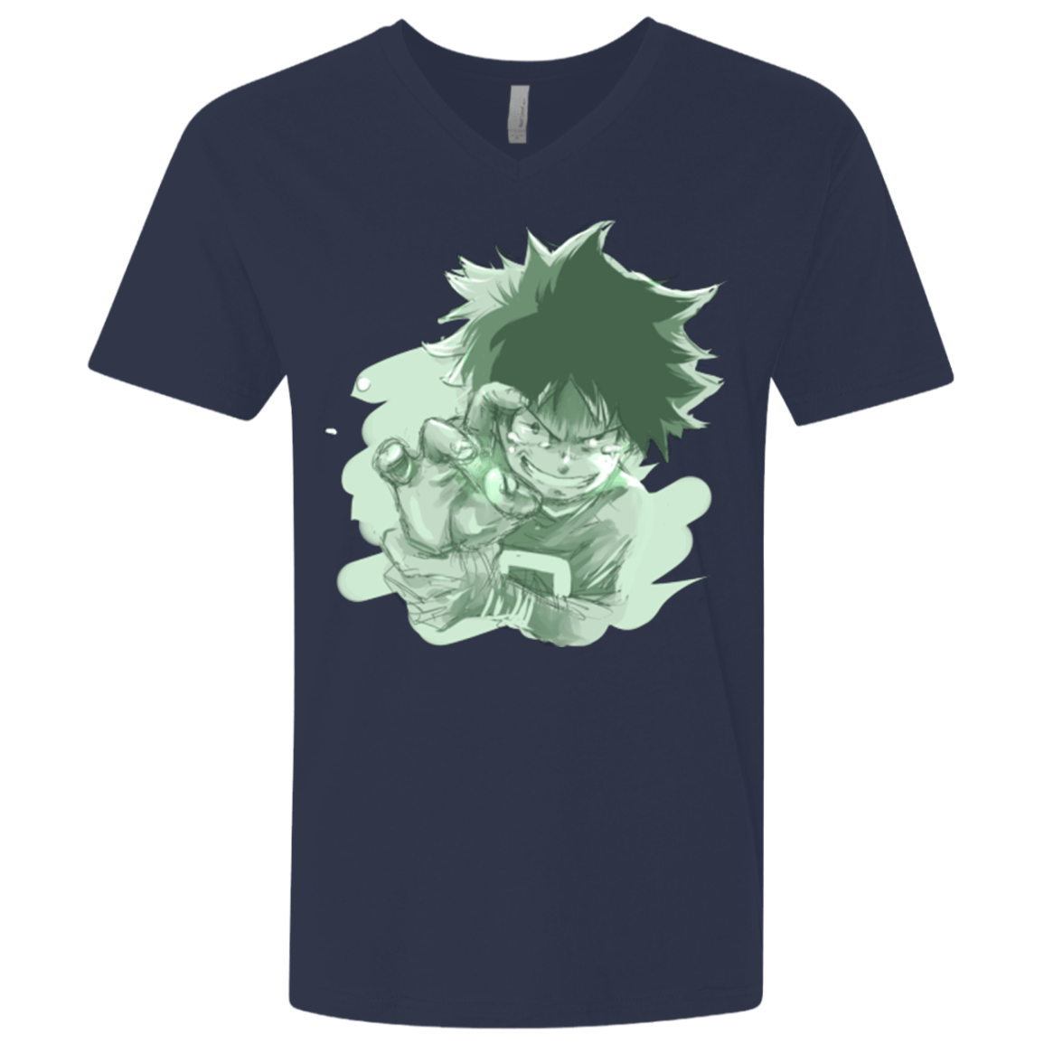 T-Shirts Midnight Navy / X-Small Deku Sketch Men's Premium V-Neck