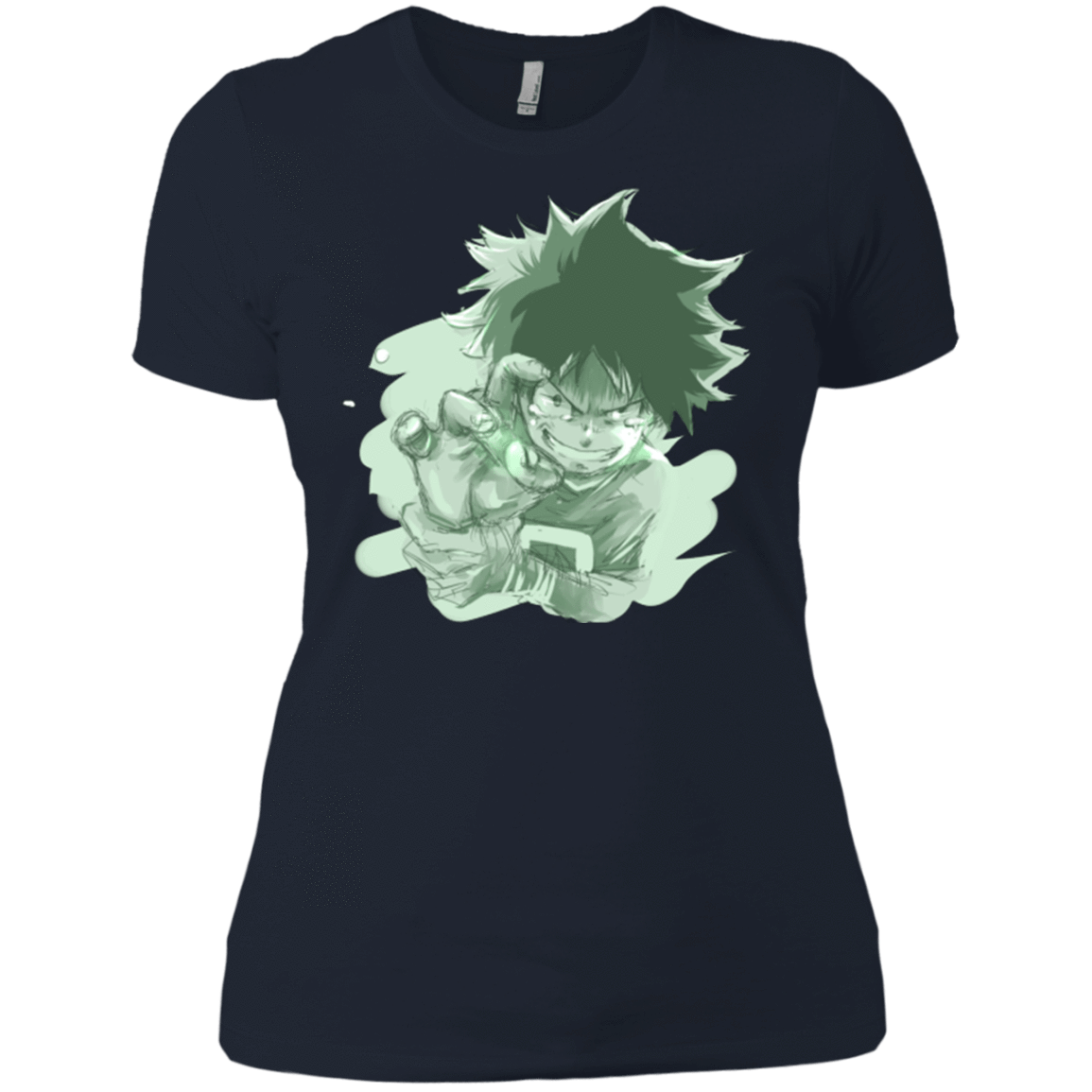 T-Shirts Midnight Navy / X-Small Deku Sketch Women's Premium T-Shirt