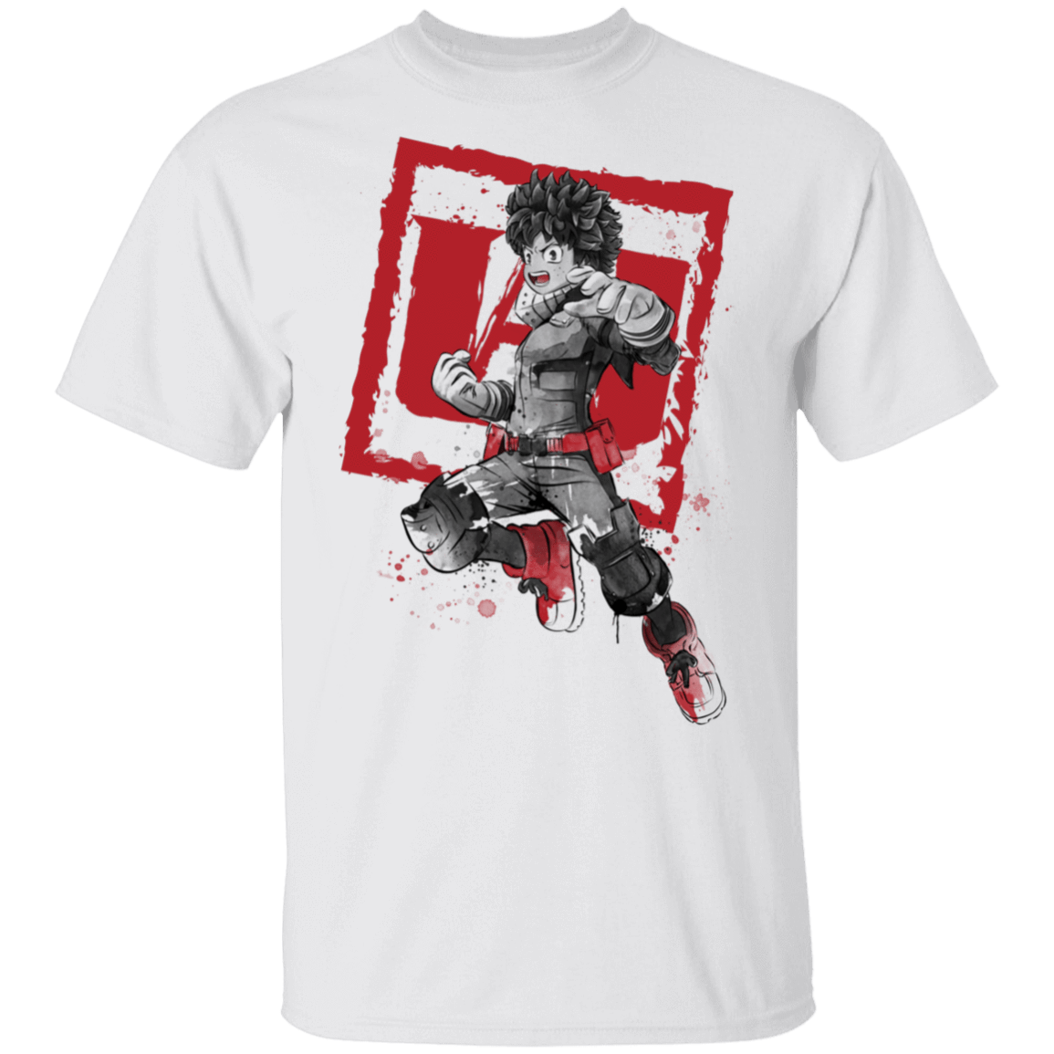 T-Shirts White / S Deku sumi-e T-Shirt