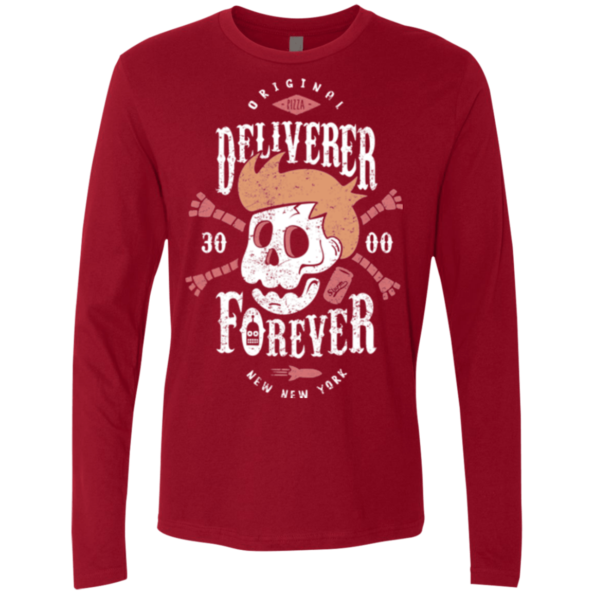 T-Shirts Cardinal / Small Deliverer Forever Men's Premium Long Sleeve