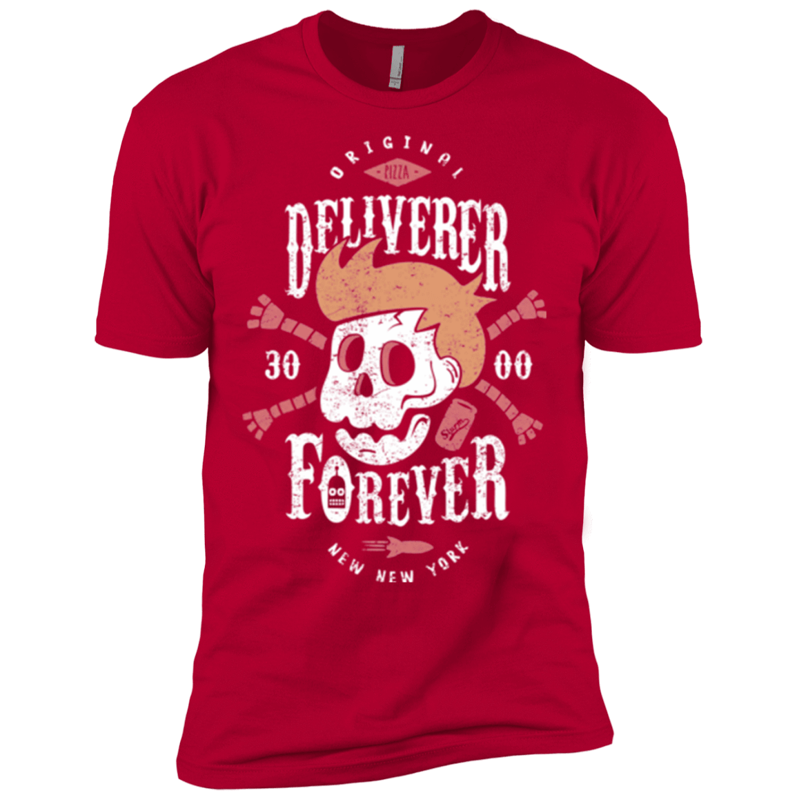T-Shirts Red / X-Small Deliverer Forever Men's Premium T-Shirt