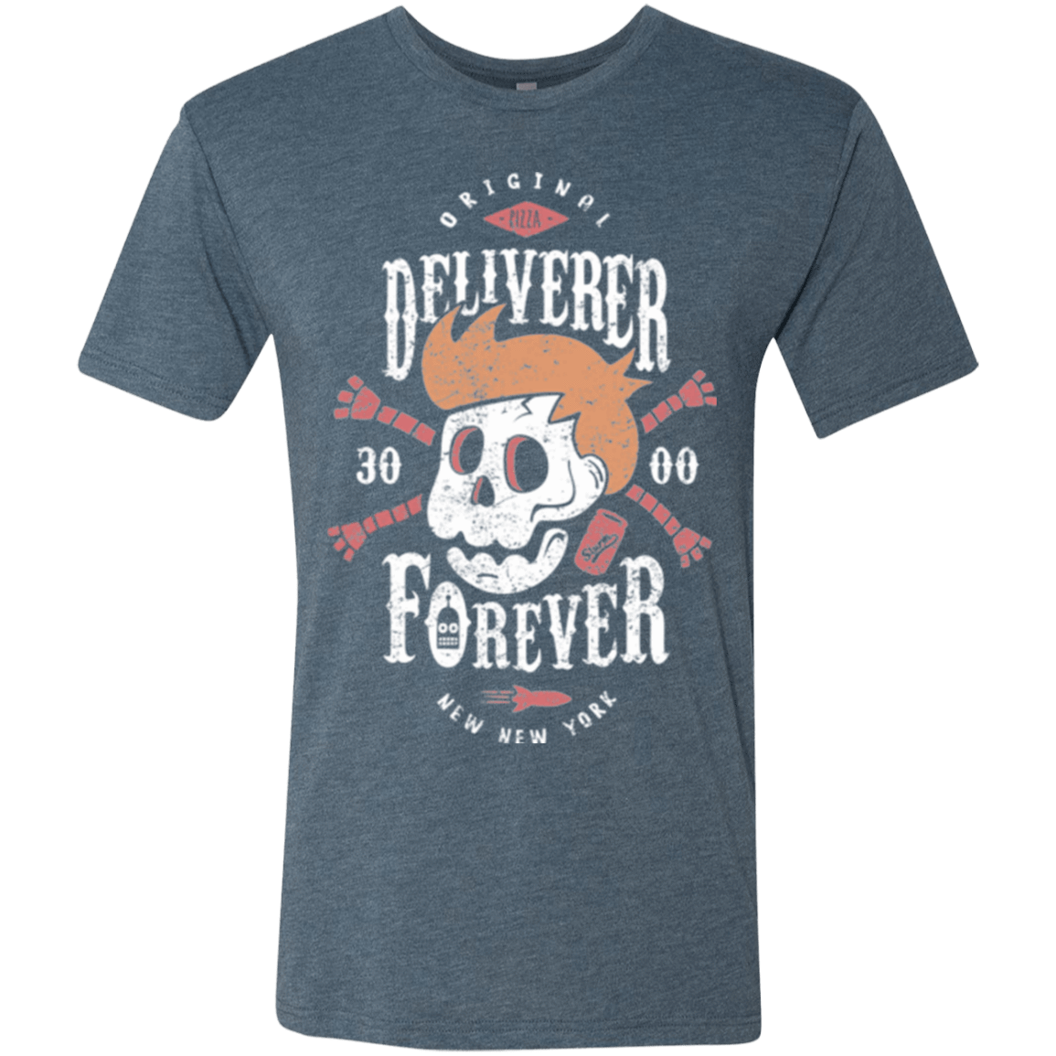 T-Shirts Indigo / Small Deliverer Forever Men's Triblend T-Shirt