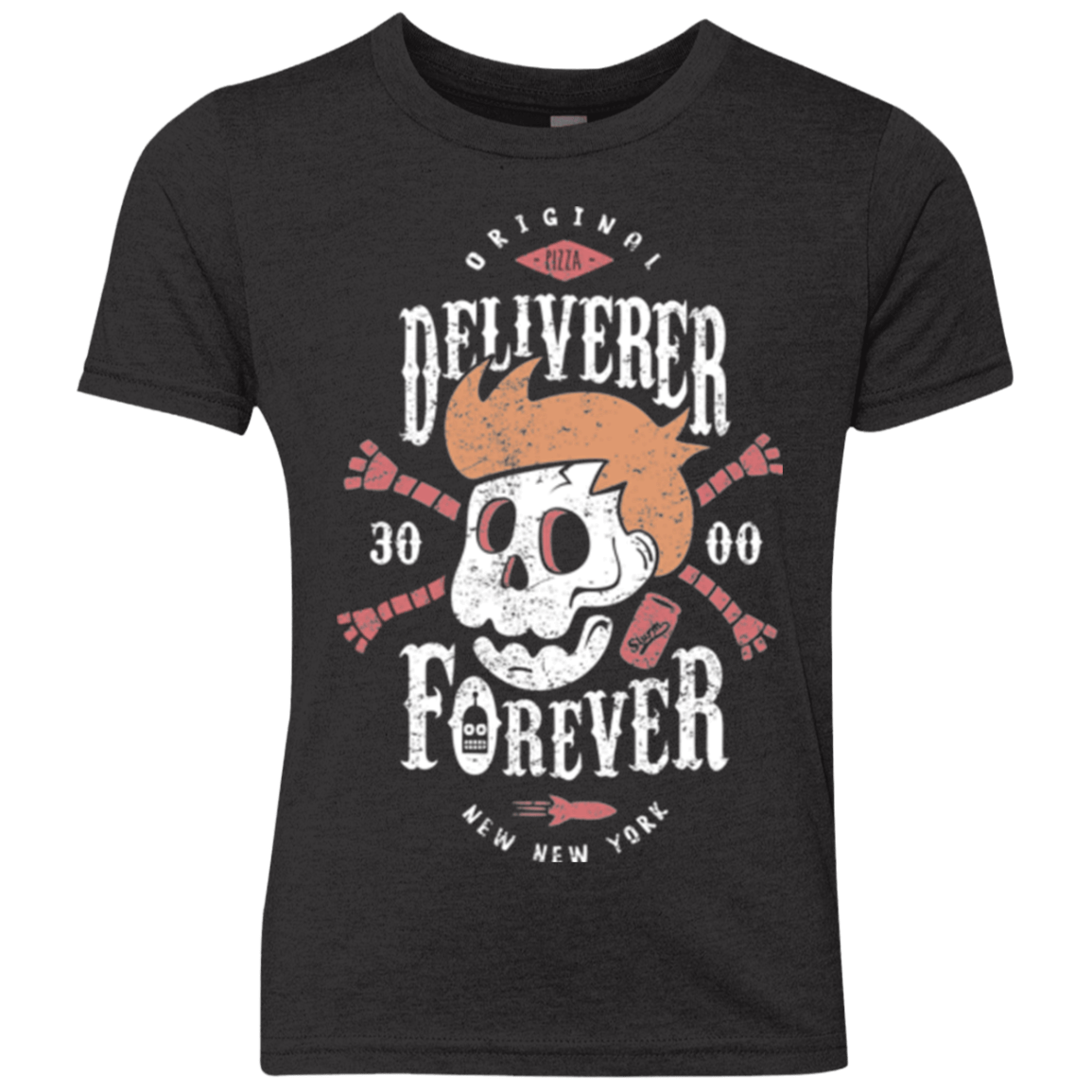 T-Shirts Vintage Black / YXS Deliverer Forever Youth Triblend T-Shirt