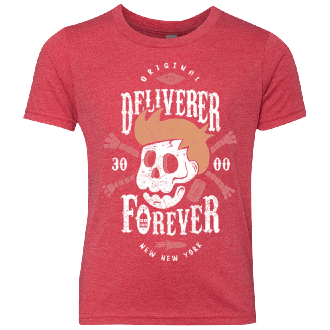T-Shirts Vintage Red / YXS Deliverer Forever Youth Triblend T-Shirt