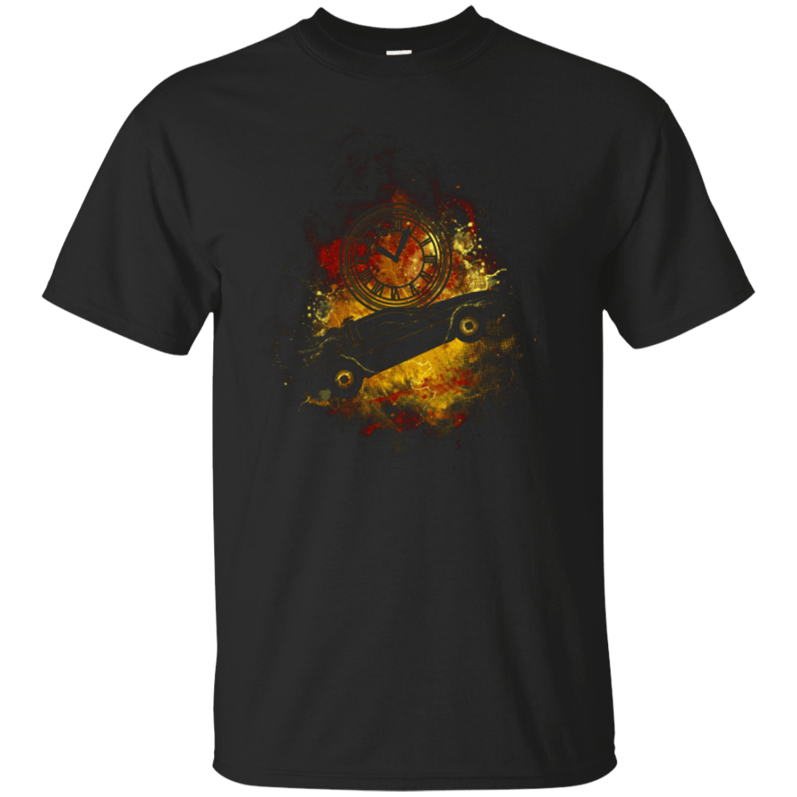 T-Shirts Black / Small DELOREAN ART T-Shirt