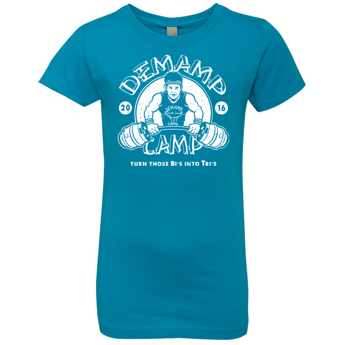 T-Shirts Turquoise / YXS Demamp Camp Girls Premium T-Shirt