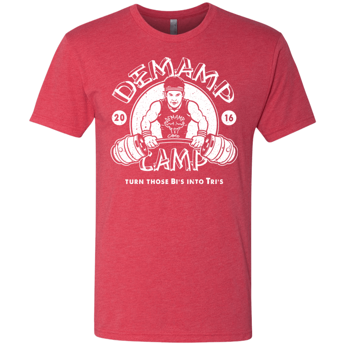 T-Shirts Vintage Red / Small Demamp Camp Men's Triblend T-Shirt