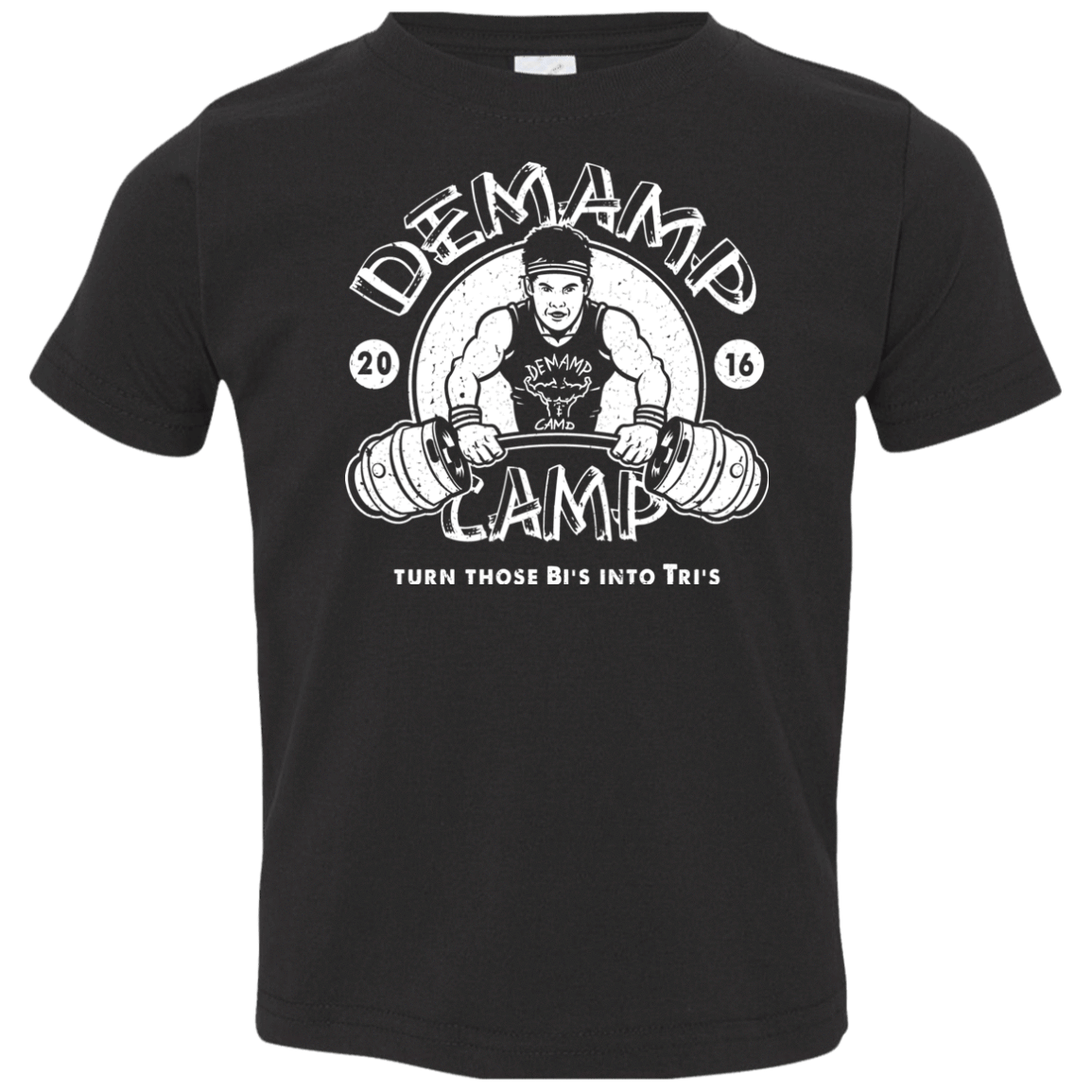 T-Shirts Black / 2T Demamp Camp Toddler Premium T-Shirt