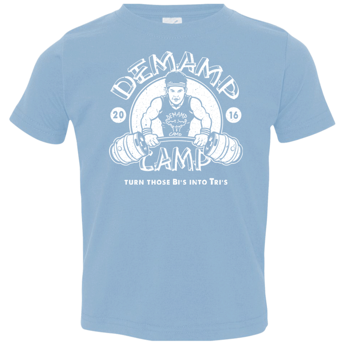 T-Shirts Light Blue / 2T Demamp Camp Toddler Premium T-Shirt