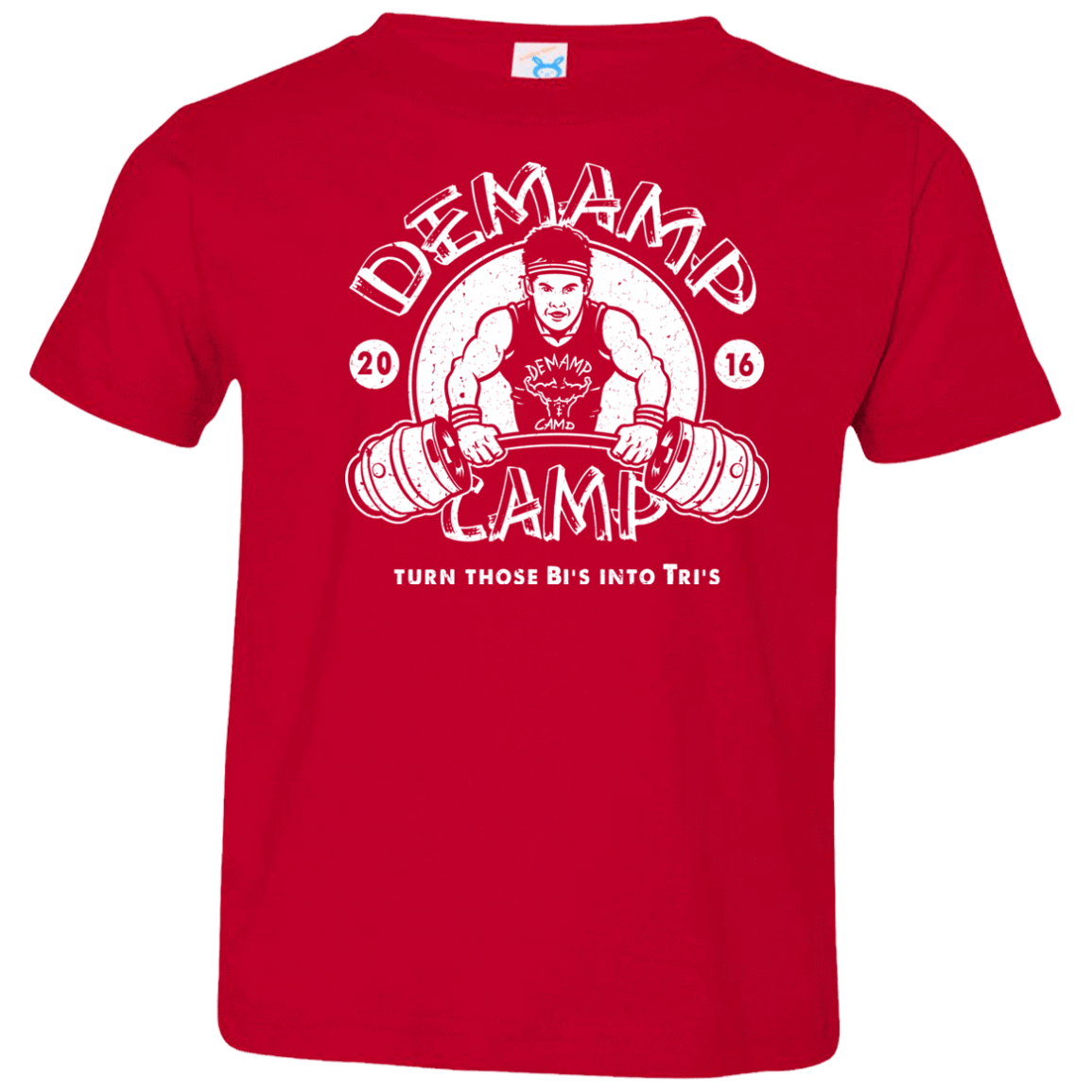 T-Shirts Red / 2T Demamp Camp Toddler Premium T-Shirt