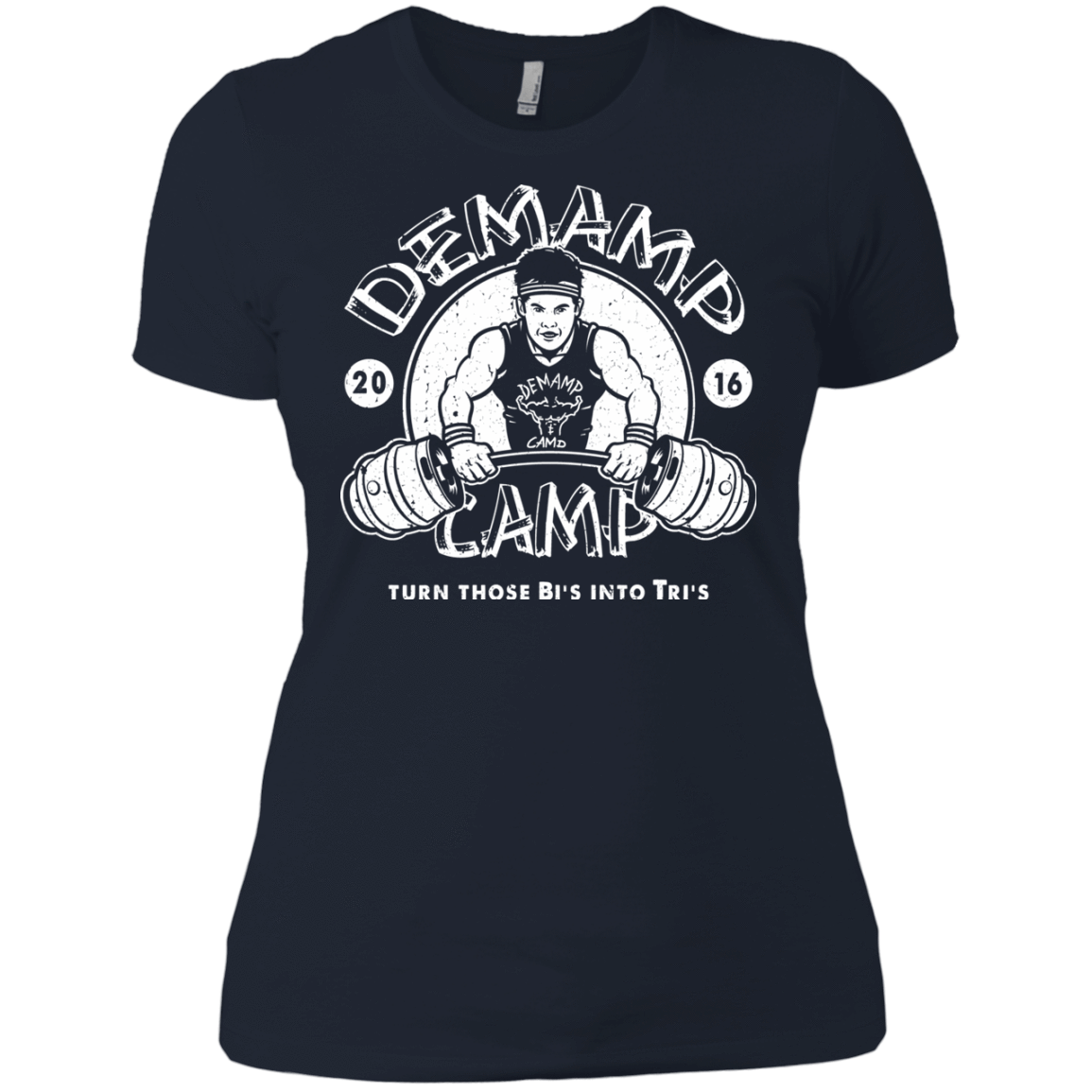 T-Shirts Midnight Navy / X-Small Demamp Camp Women's Premium T-Shirt